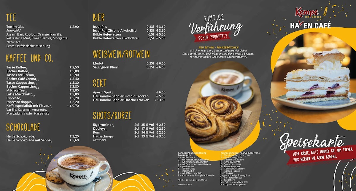 Menu Haven Café Kempe-1